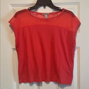 Forever 21 coral Cap Sleeve Tee